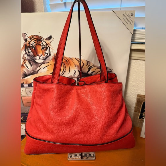 Kate Spade MaryAnne Coral Leather Shoulder Bag - Picture 5 of 14